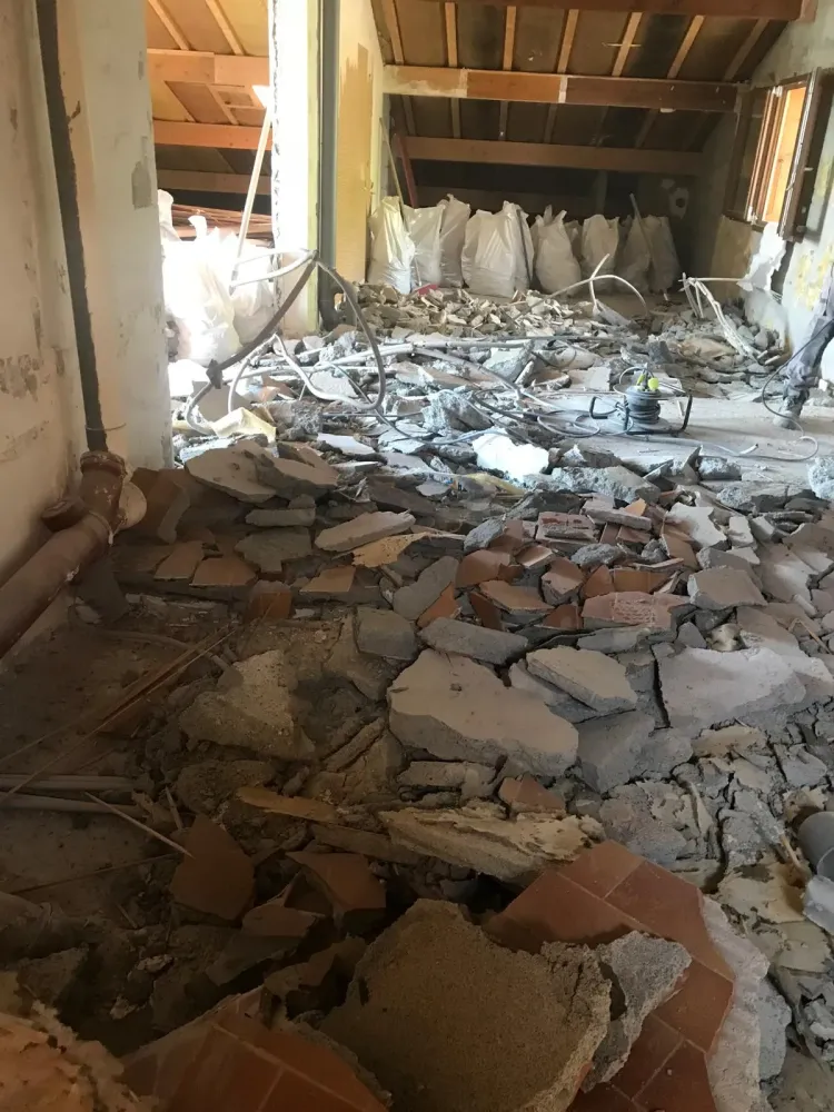 démolition intérieure maison