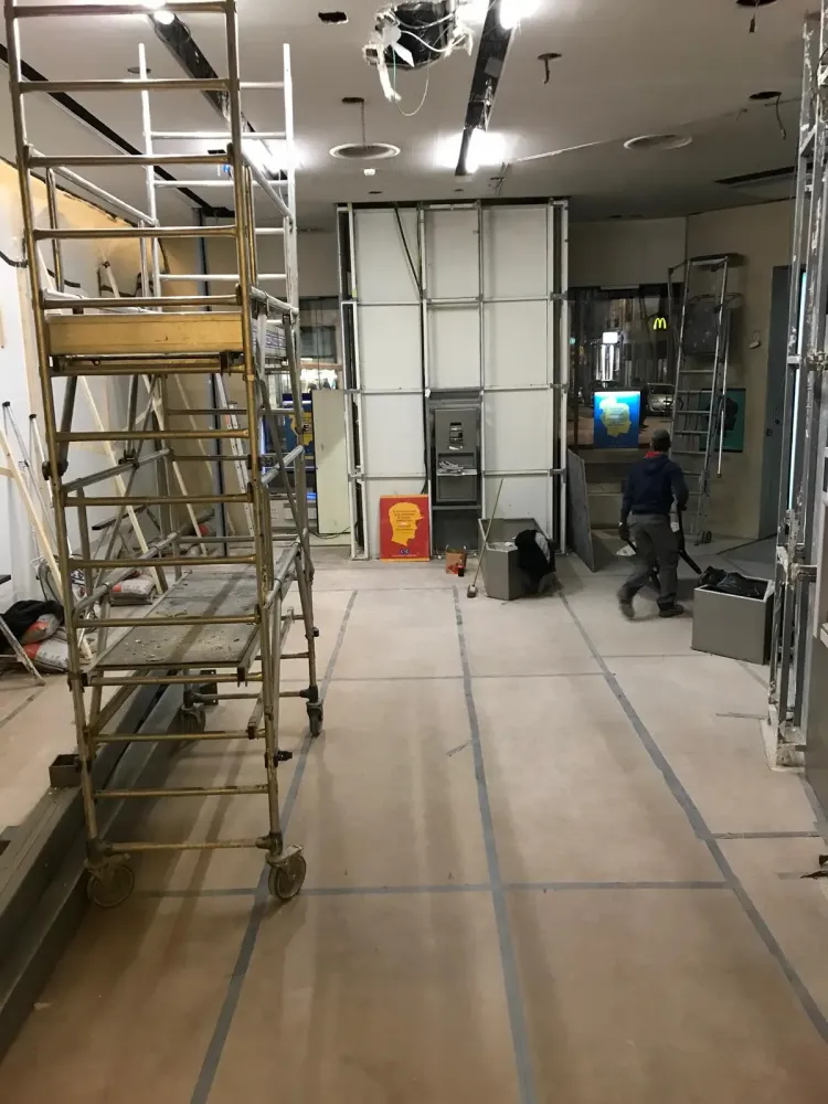 démolition intérieure