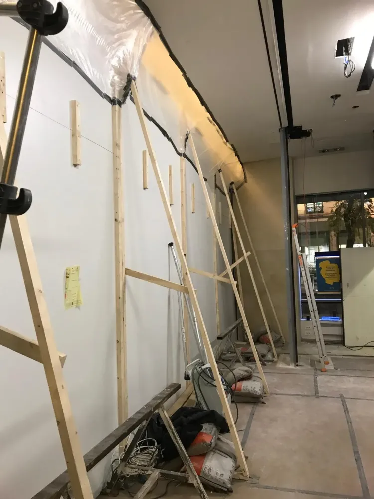 démolition intérieure